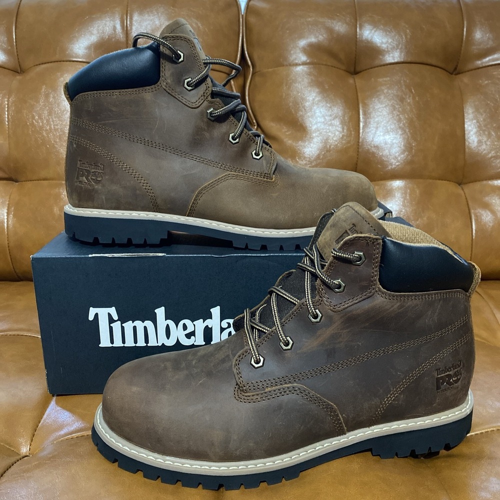 Timberland Pro Gritstone 6" Steel Toe Work Boot Mens Size 8 - Picture 4 of 7
